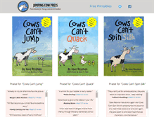 Tablet Screenshot of jumpingcowpress.com